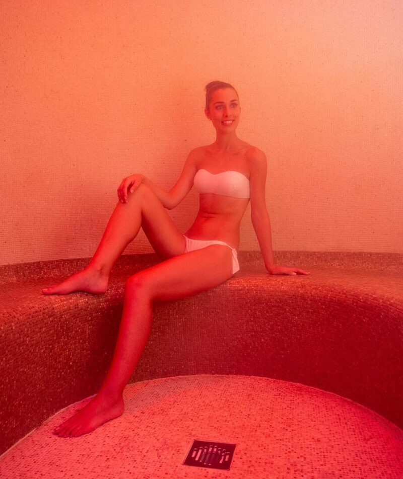 Relax in the warm Turkish bath