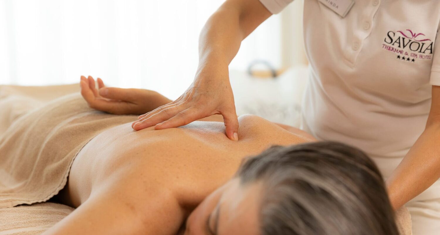 Massaggio rilassante per il benessere.
