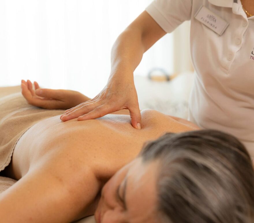 Massaggio rilassante per il benessere.