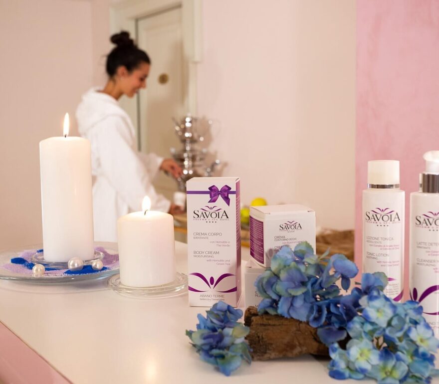A relaxing atmosphere at the wellness center.