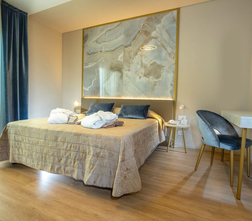 Deluxe room with elegant furnishings.