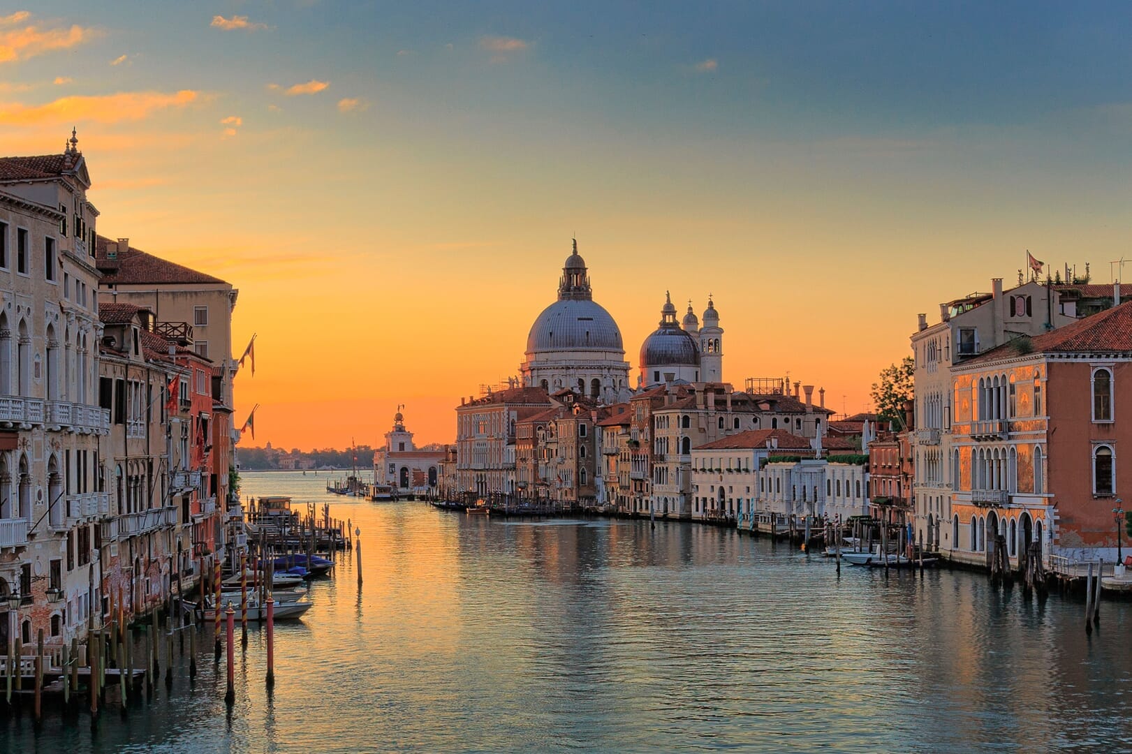 Tramonto sul Canal Grande di Venezia