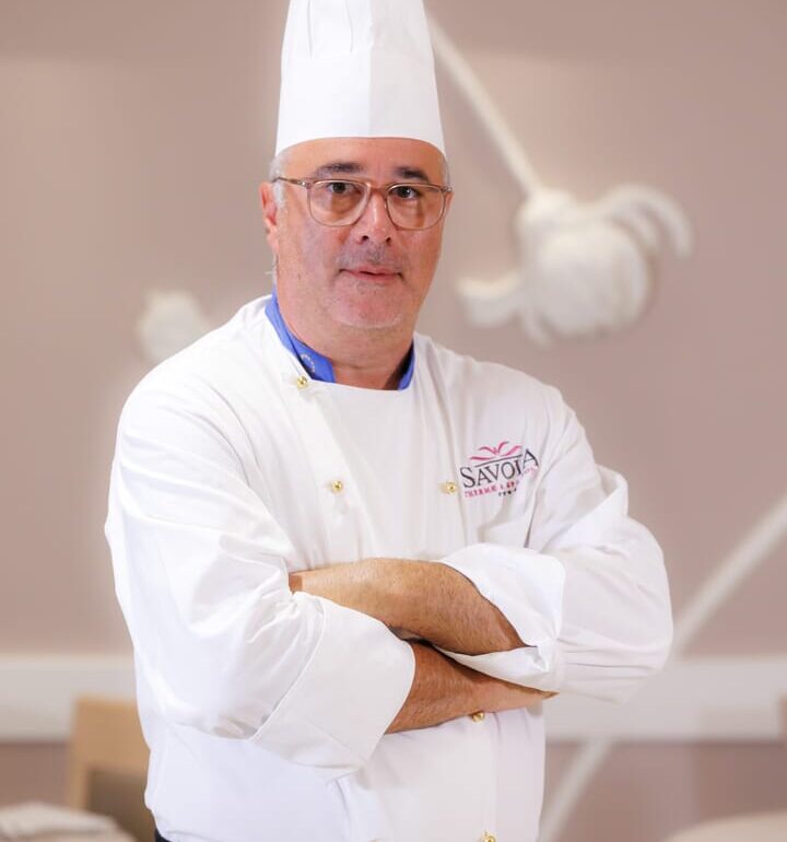 Accogliente chef del Savoia Therme